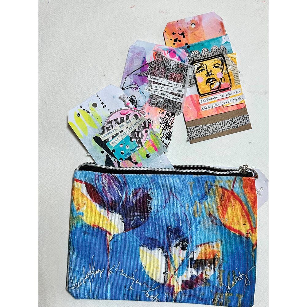 Dina Wakley Mix Media - Art Pouch