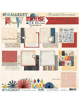 49 and Market – Mouse & Co 12 x 12 Paper collections