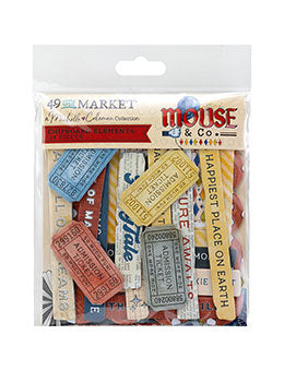 49 and Market – Mouse & Co. – Chipboard Set