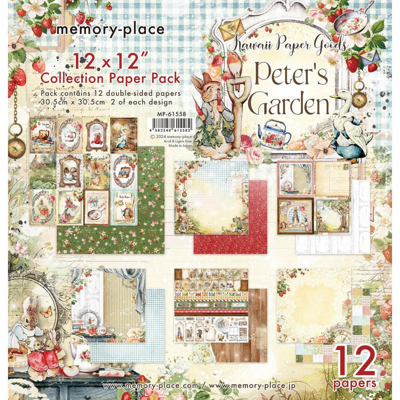 Asuka Studio Memory Place 12 x 12 paper Collection Peters Garden