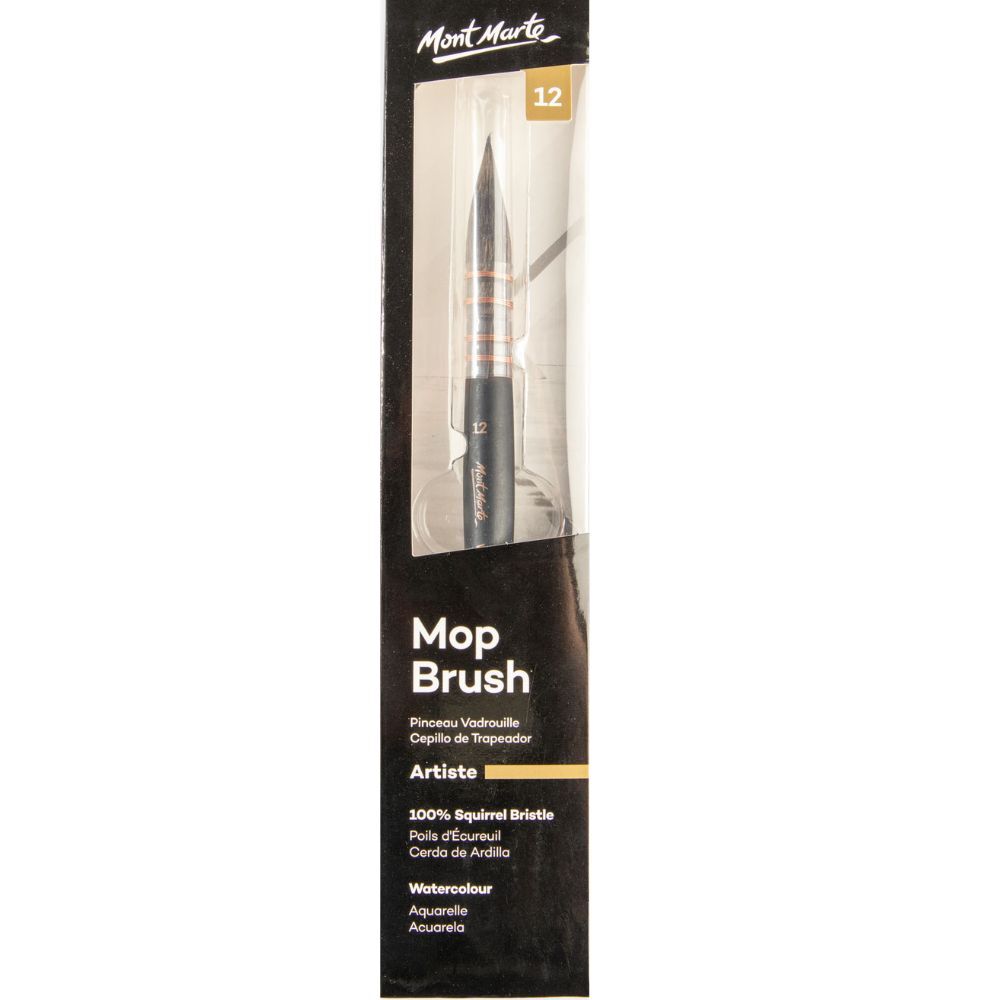 Mont Marte Artist Brush Watercolour Mop 12