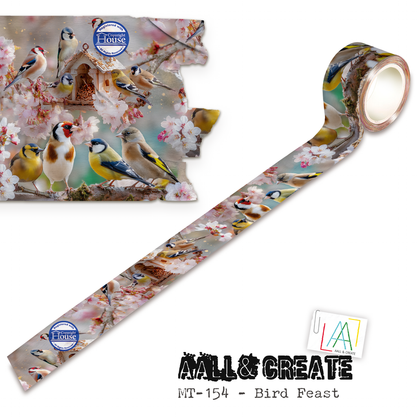 AALL & Create MT-154 Bird Feast Washi Tape