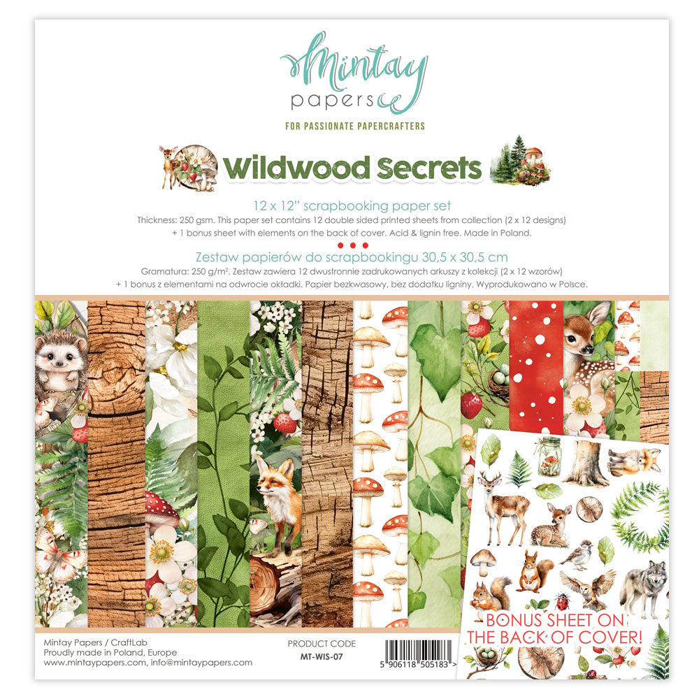 Mintay 12 x12 Collection - Wildwood Secrets