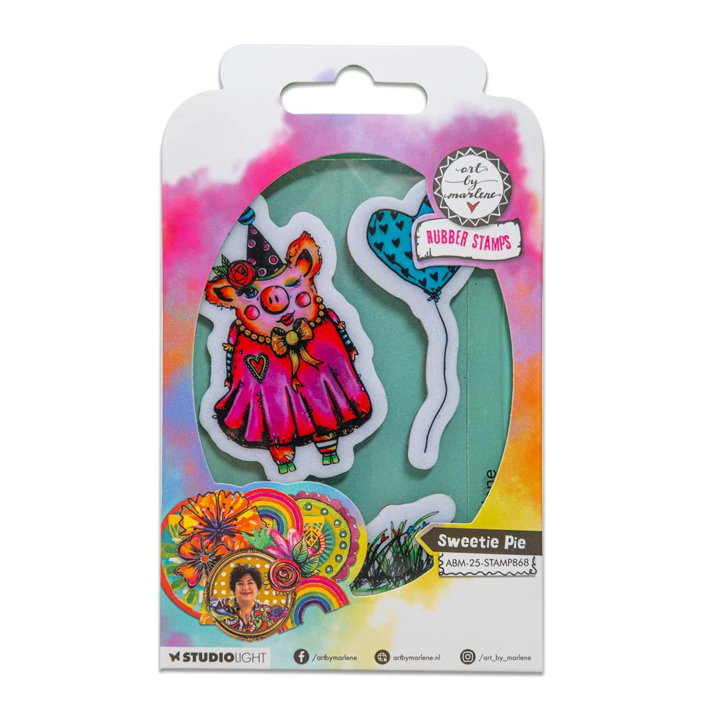 Art By Marlene Cling Rubber Stamp - Sweetie pie