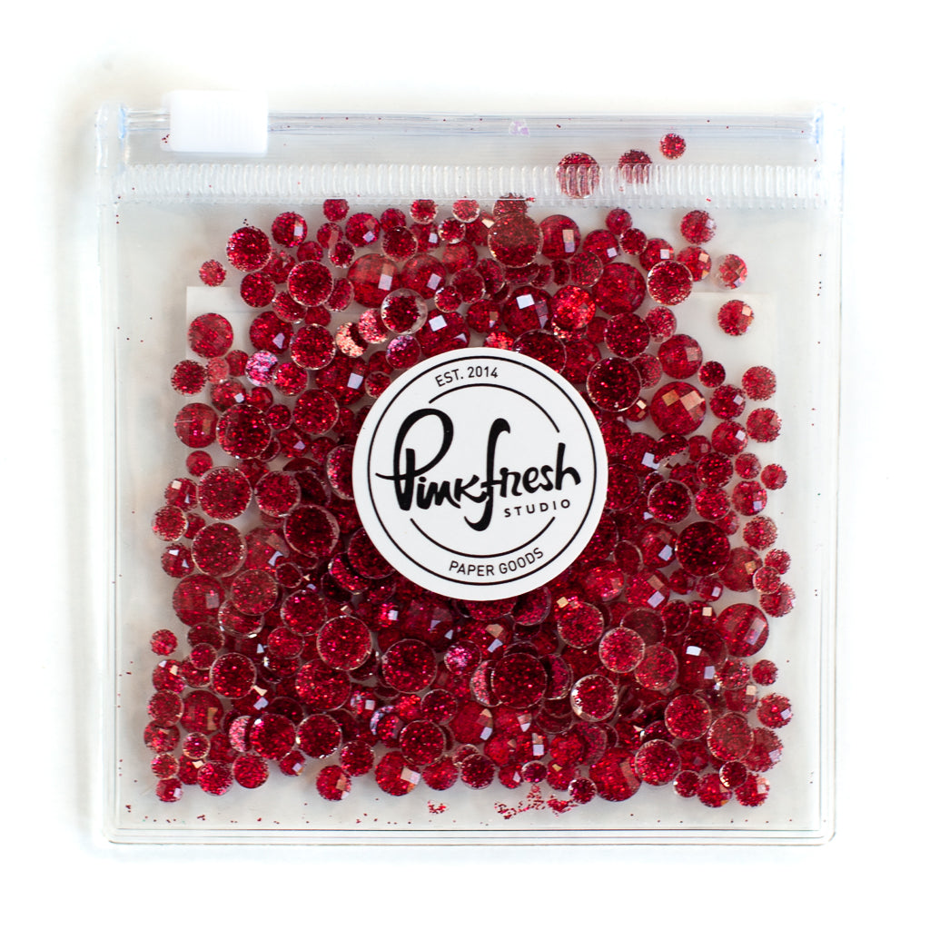 Pink Fresh Glitter Drops- Ruby