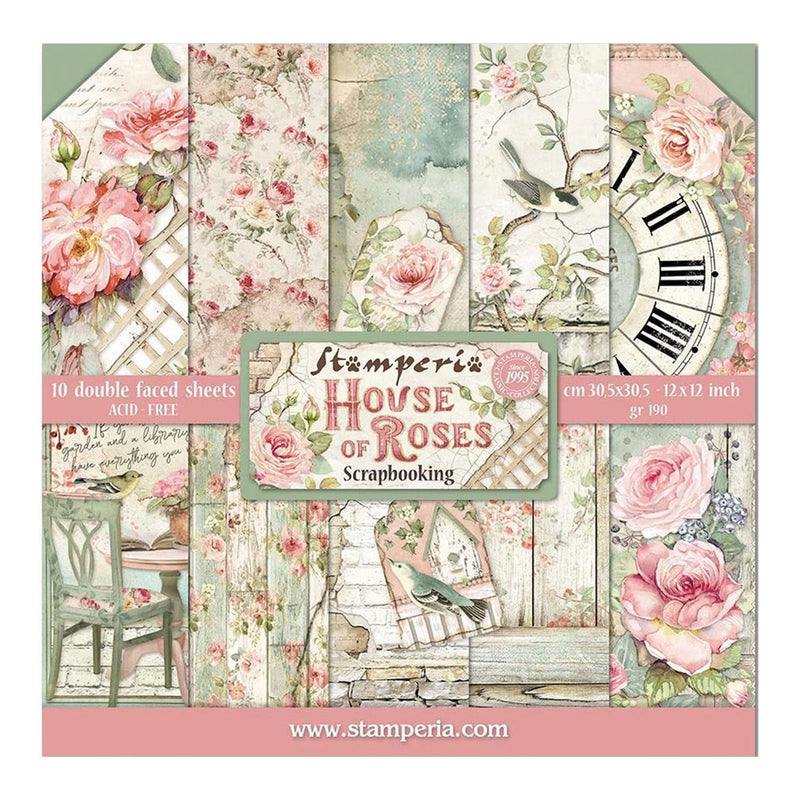 Stamperia - 12 x 12 Paper Collection - House of Roses