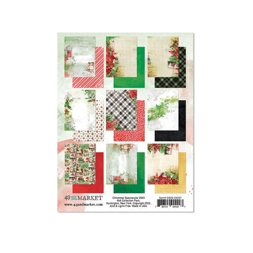 49 and Market Vintage Artistry Christmas Spectacular - 6 x 8 Collection Pack