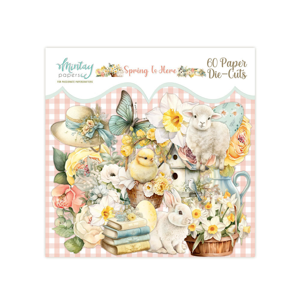 Mintay Papers Spring is Here - Die cuts