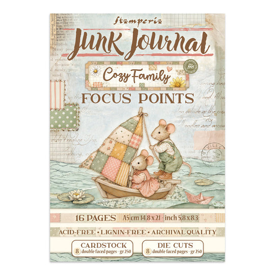 Stamperia Cozy Family Focus Points Junk Journal – SBJKS11