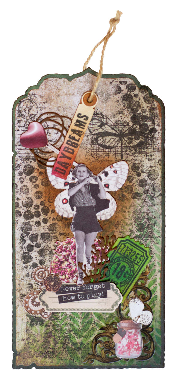 Studio Light - Grunge Collection - Die-cut Paper Pad - Paper elements