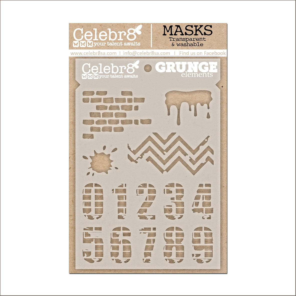 Celebr8 Stencils 4 x 6 Back to School
