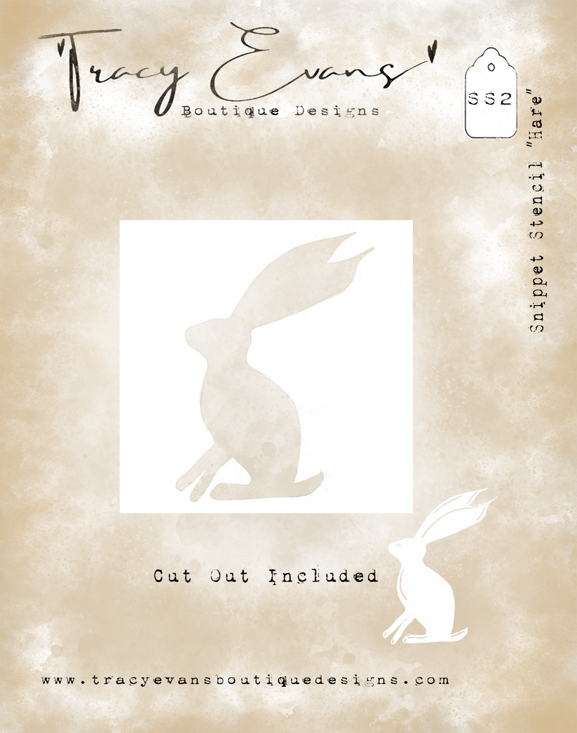 Tracy Evans - SS2 Snippet Stencil " Hare "