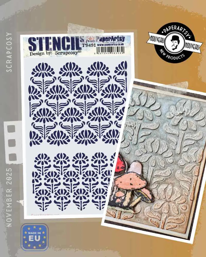 Paper Artsy PS491 Stencil