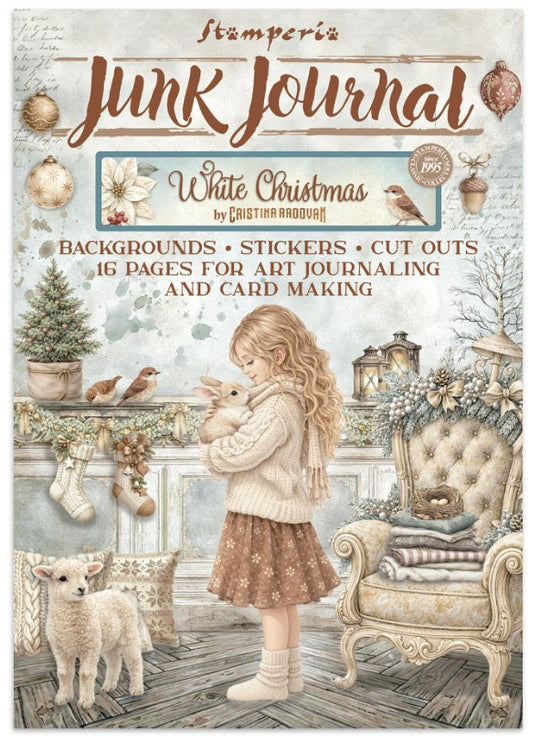 Stamperia Junk Journal - White Christmas