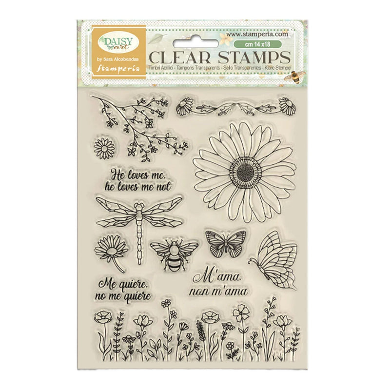 Stamperia - Clear Stamps - Daisy Art