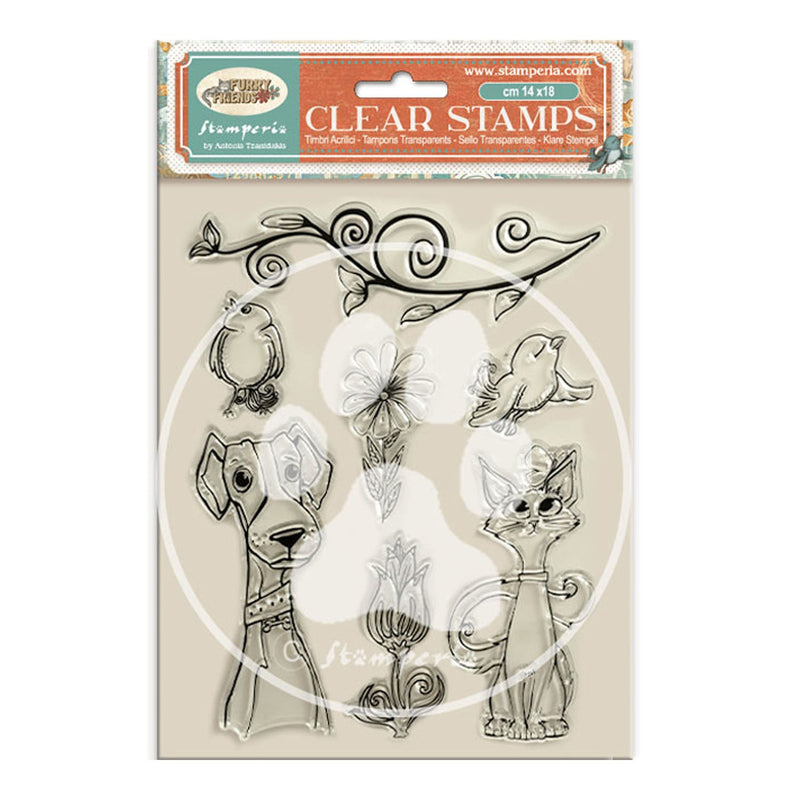 Stamperia Acrylic Stamps - Furry Friends