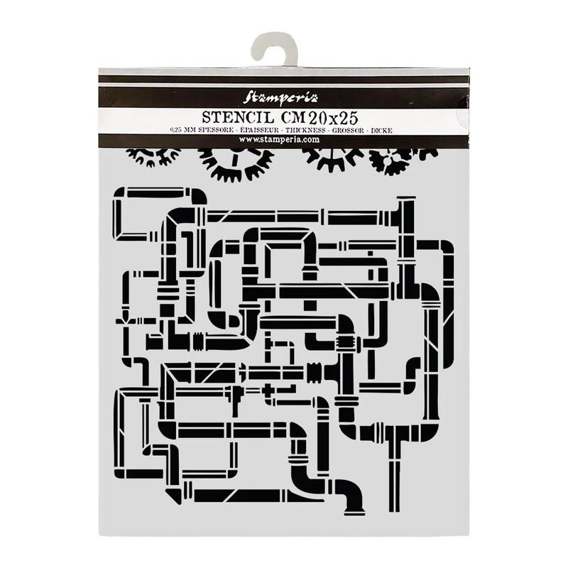 Stamperia -Stencil - Gardens of Time - Tubes