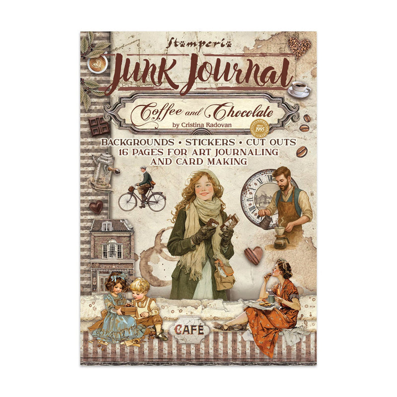 Stamperia Junk Journal Set - Coffee and Chocolate