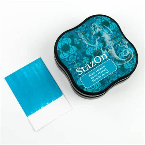 Stazon Midi Ink Pad - Blue Hawaii