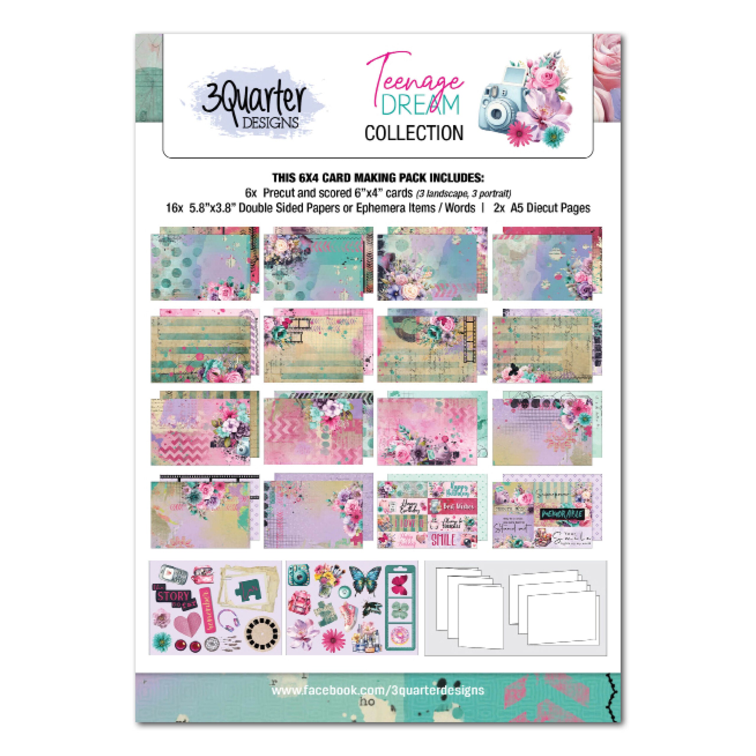 Teenage Dream-Card Making Pack – April Release