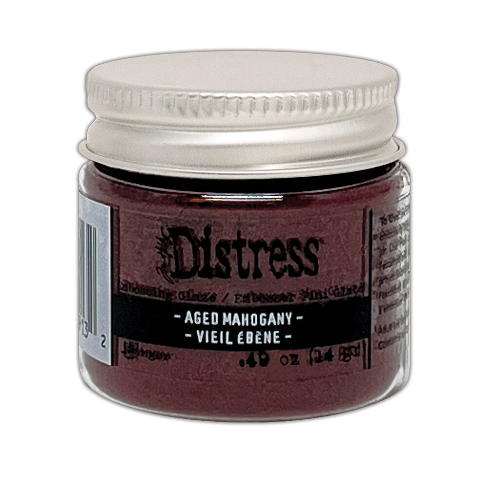 Distress Embossing Glaze - Age Mahogany