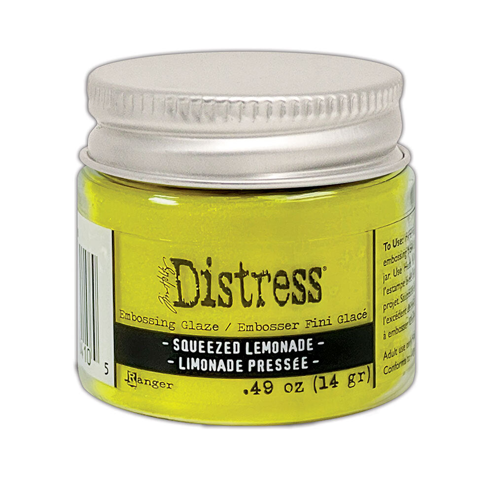 Distress Embossing Glaze - Squeezed Lemonade