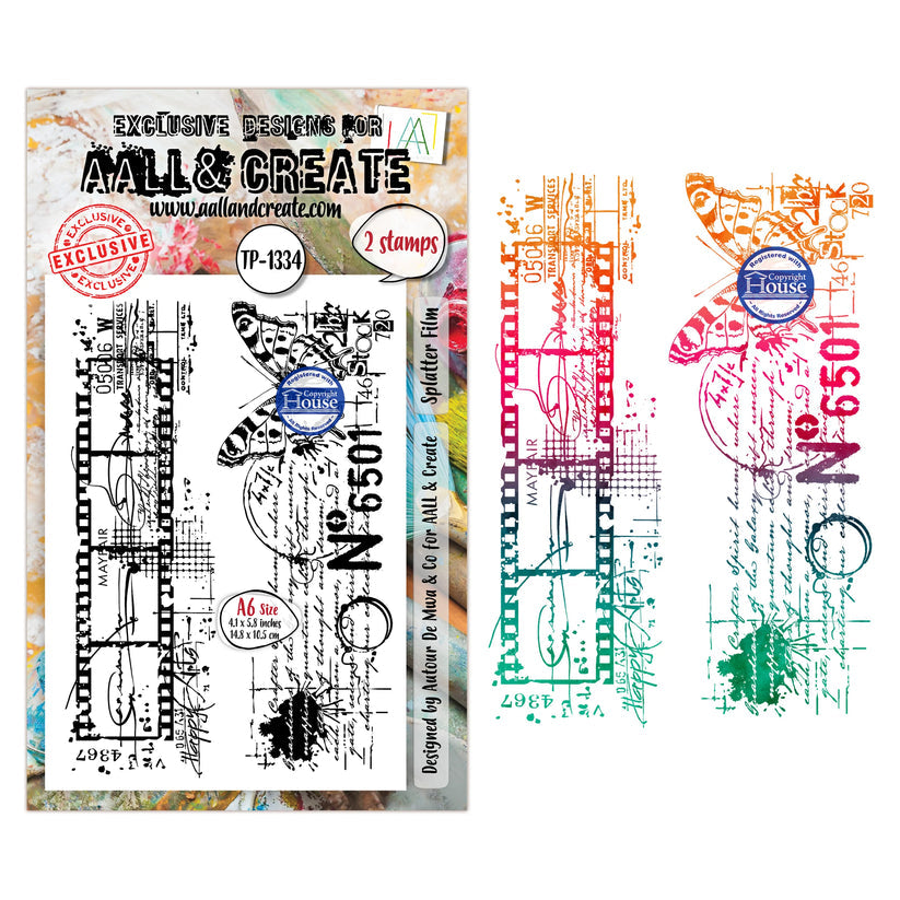 AALL & CREATE -Stamp - Splatter Film