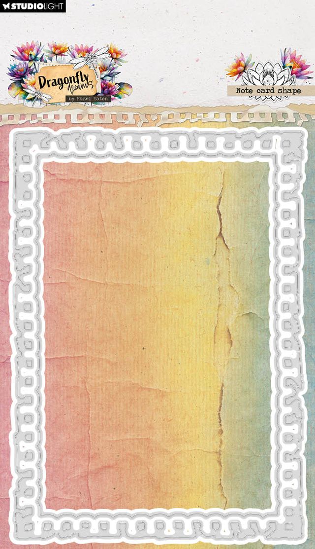 Studio Light - DragonFly Dreams - Metal Die Note card shape