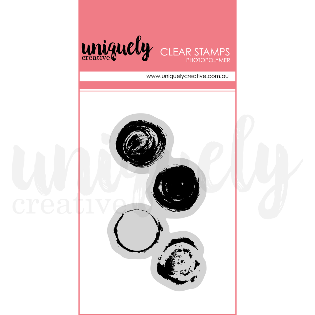 Uniquely Creative Circular Vibes Clear Stamp Set – UC1930