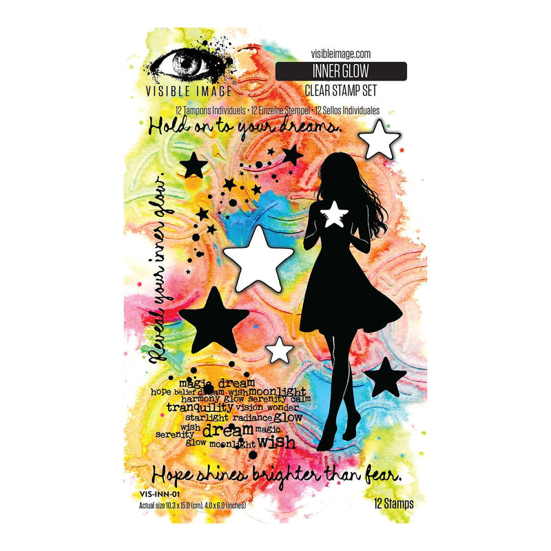 Visible Image — Inner Glow Clear Stamp Set (VIS-INN-01)