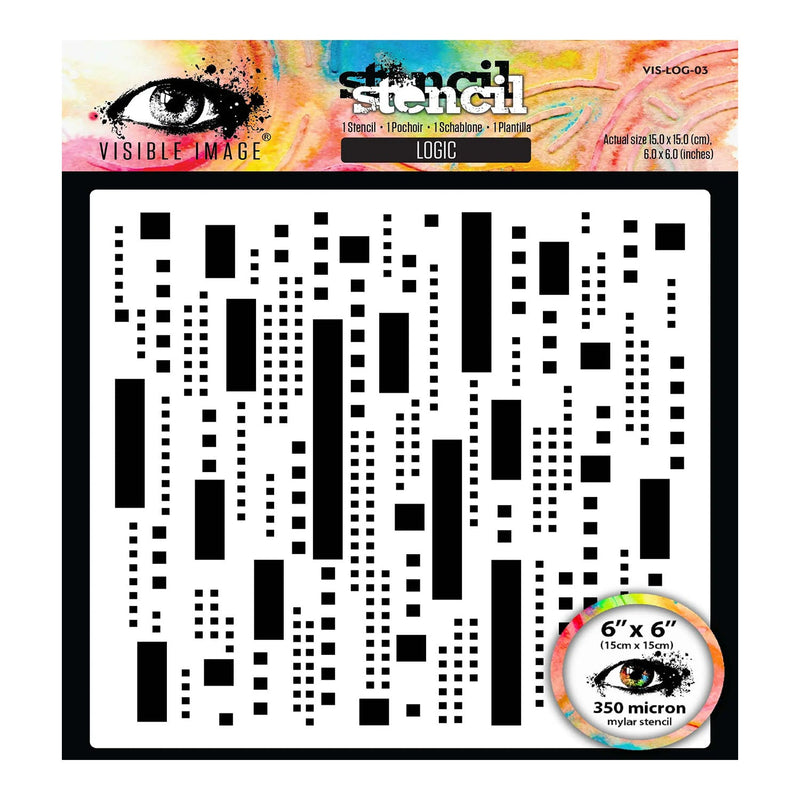 Visible Image — Logic 6x6 Stencil (VIS-LOG-03)
