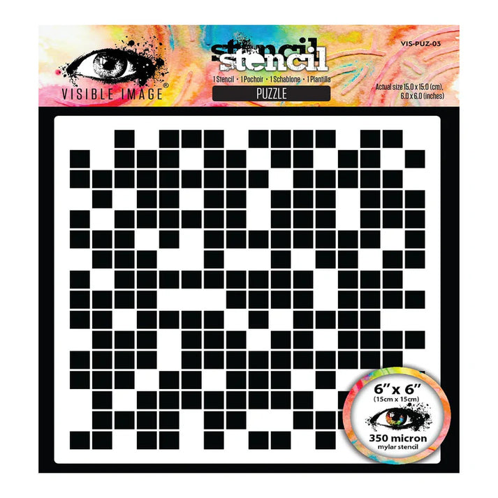 Visible Image — Puzzle 6x6 Stencil (VIS-PUZ-03)