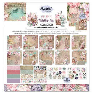 3 Quarter Designs - Share Positivi-Tea 12 x12