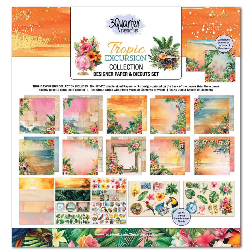 3Quarter Designs - Tropic Excursion 12 x 12