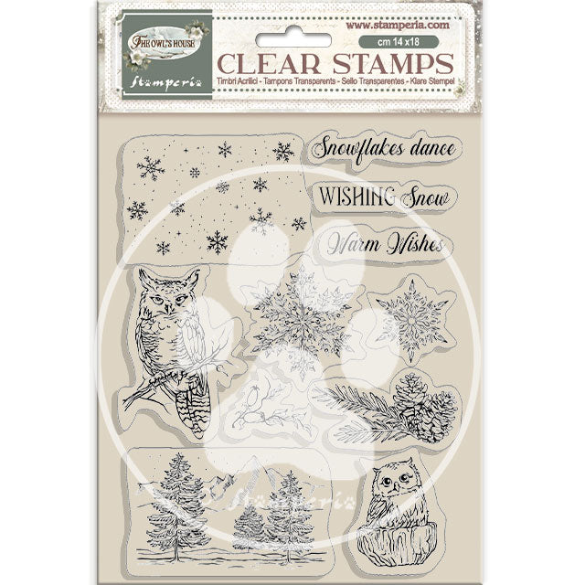 Stamperia -Acrylic Stamp - The Owls House -