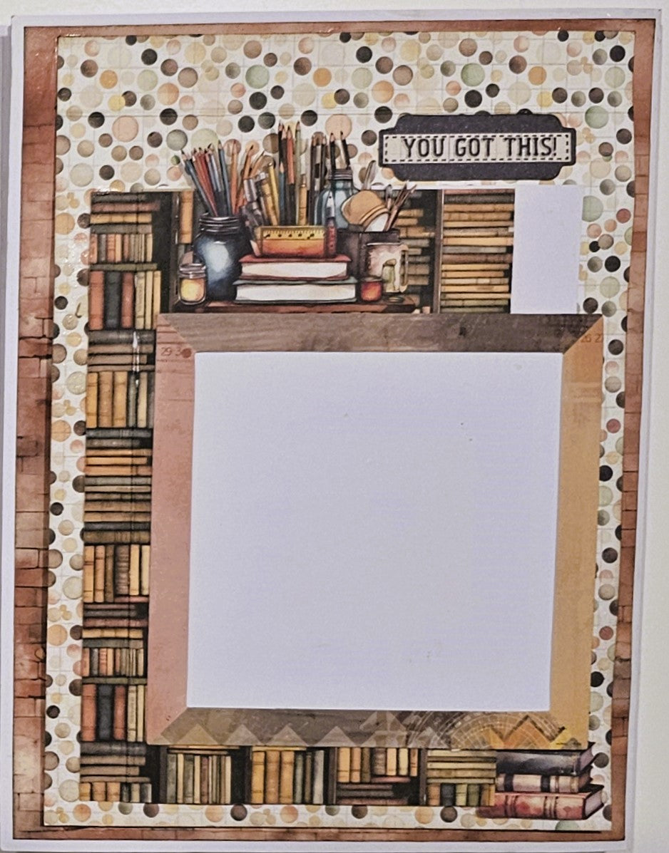 49 & Market Mini Folio Academia Album - Journey of Knowledge