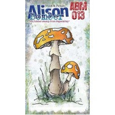 PaperArtsy Alison Bomber Mini Stamp 013 - Woodland Mushrooms