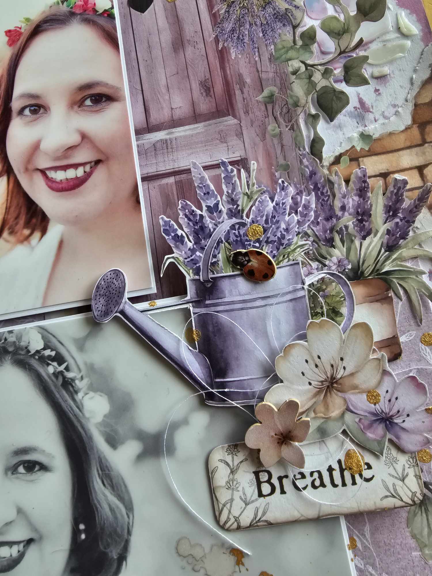 Stamperia - Lavender Double page kit ... Designed by Madelaine Du Toit