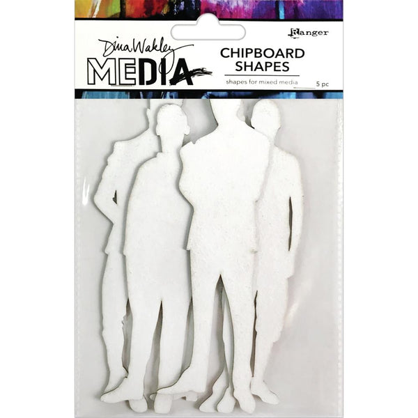 Dina Wakely chipboard shapes - The Men