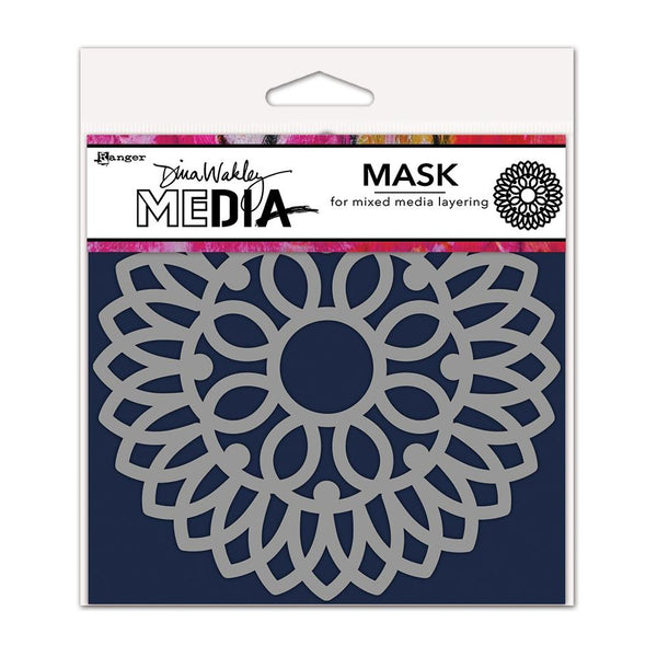 Dina Wakley - Mask - Pointy Doily