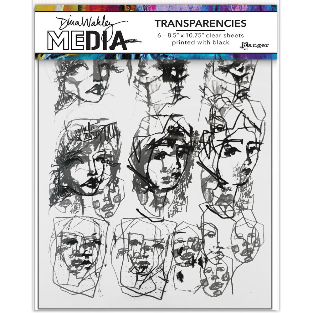 Dina Wakley Transparencies Tinies Set 2