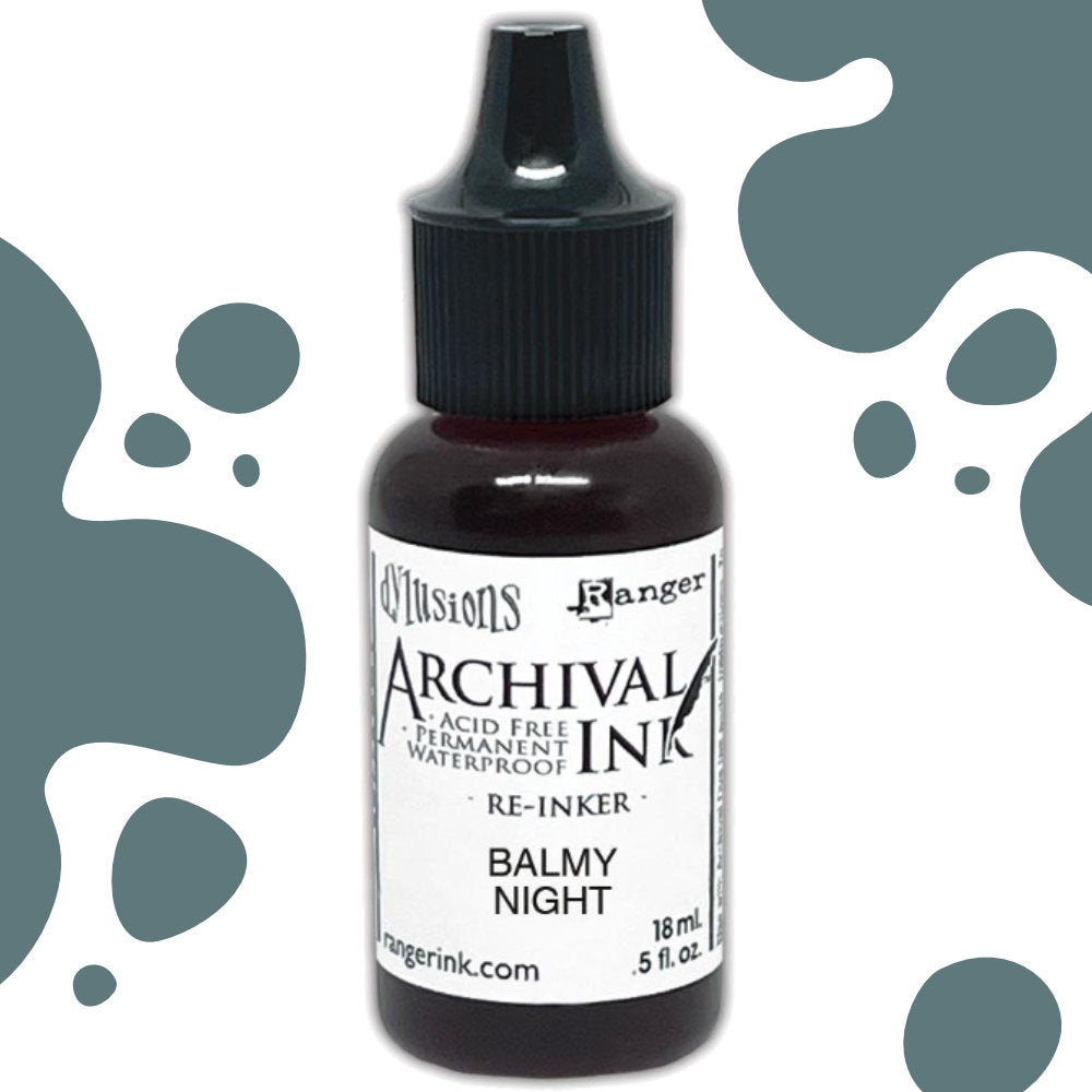 Dylusions - Archival Ink Reinker 18ml Bottle - Balmy Night