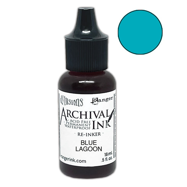 Dylusions - Archival Ink Reinker 18ml Bottle - Blue Lagoon