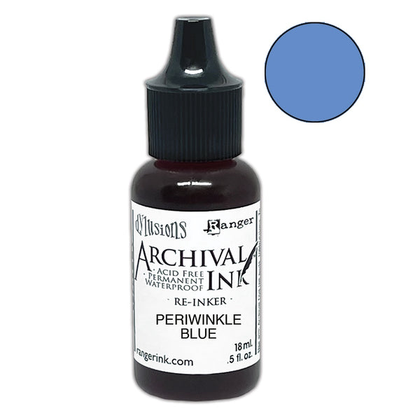 Dylusions - Archival Ink Reinker 18ml Bottle -Perriwinkle