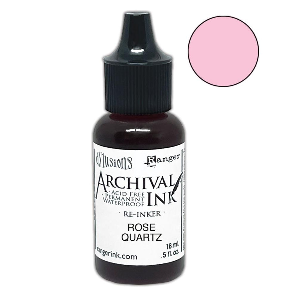 Dylusions - Archival Ink Reinker 18ml Bottle - Rose Quartz