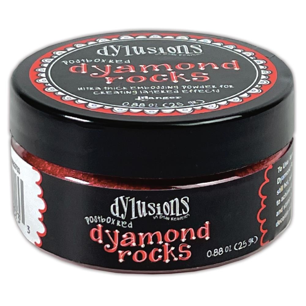 Dylusions - Dyamond Rocks -Post Box Red