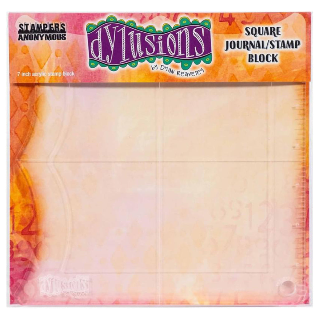 Dylusions " Square Journal Stamp Block "
