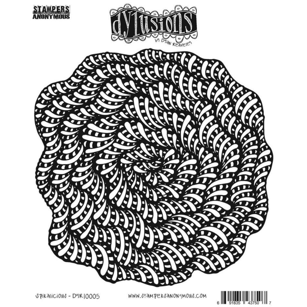 Dylusions Stamps "Spiralicious "