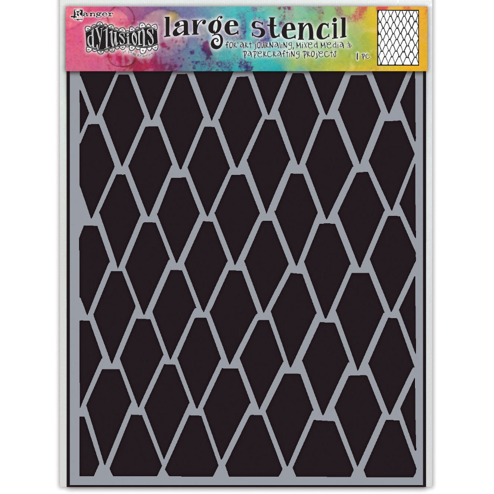 Dylusions - Stencil Large- On Point