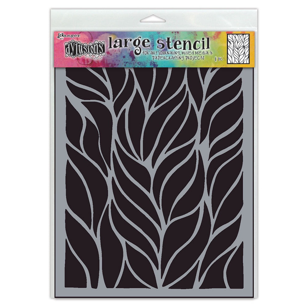 Dylusions large stencil- Fronds of Fun